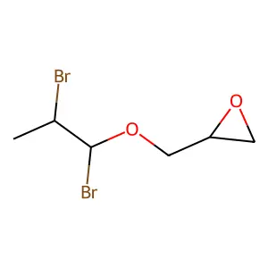 Oxirane, 2-[(1,2-dibromopropoxy)methyl]- structure