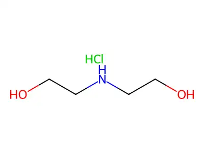 Diethanolamine hydrochloride structure