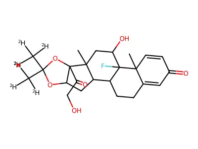 Neomycin Sulfate; Nystatin; Thiostrepton; Triamcinolone Acetonide structure