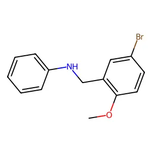 N-(5-bromo-2-methoxybenzyl)aniline structure
