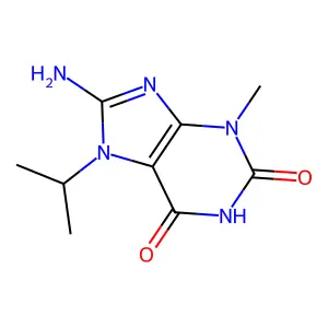 8-Amino-7-isopropyl-3-methyl-1H-purine-2,6(3H,7H)-dione structure