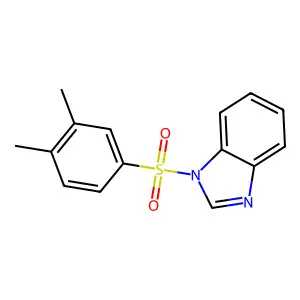 1-(3,4-Dimethylphenyl)sulfonylbenzimidazole structure