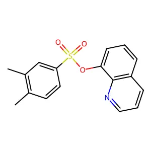 8-Quinolyl 3,4-dimethylbenzenesulfonate structure