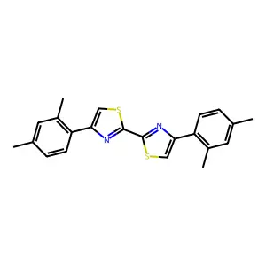 4-(2,4-Dimethylphenyl)-2-[4-(2,4-dimethylphenyl)-1,3-thiazol-2-yl]-1,3-thiazole structure