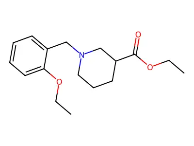 Ethyl 1-(2-ethoxybenzyl)piperidine-3-carboxylate structure