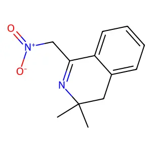 3,3-dimethyl-1-(nitromethyl)-4H-isoquinoline structure