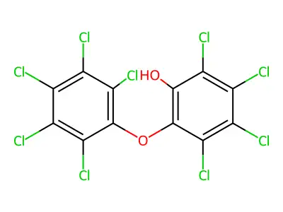 2-羟基九氯二苯醚 structure