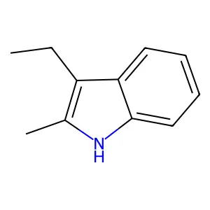 1H-Indole, 3-ethyl-2-methyl- structure