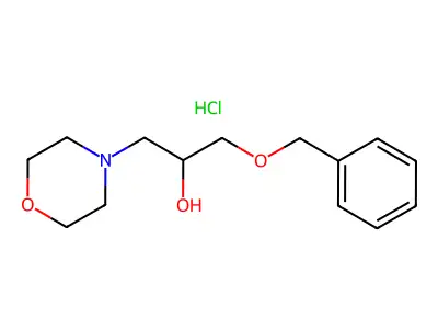 1-(Benzyloxy)-3-morpholinopropan-2-ol hydrochloride structure