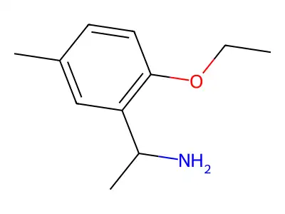 1-(2-Ethoxy-5-methylphenyl)ethylamine structure