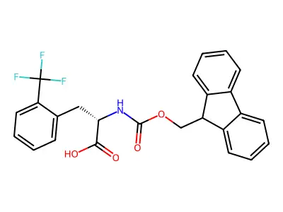 Fmoc-Phe(2-CF3)-OH structure