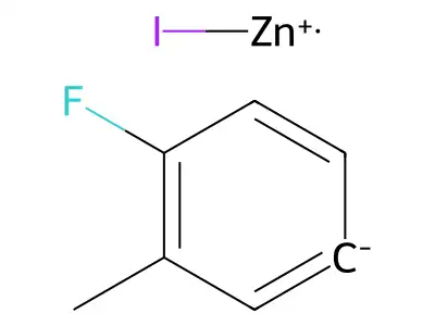 4-Fluoro-3-methylphenylzinc iodide structure