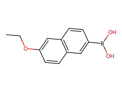 (6-Ethoxynaphthalen-2-yl)boronic acid structure