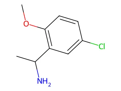 1-(5-Chloro-2-methoxyphenyl)ethanamine structure
