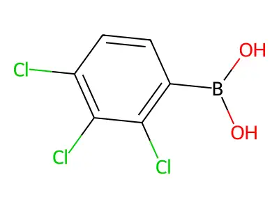 2,3,4-Trichlorophenylboronic acid structure