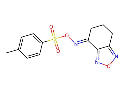 4-{[(4-Methylphenyl)sulfonyl]oxyimino}-4,5,6,7-tetrahydro-2,1,3-benzoxadiazole structure