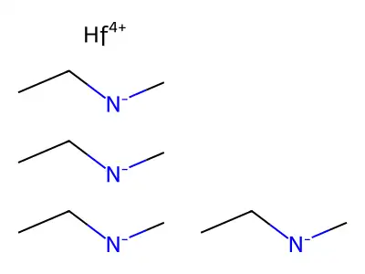Ethanamine, N-methyl-, hafnium(4+) salt (4:1) structure