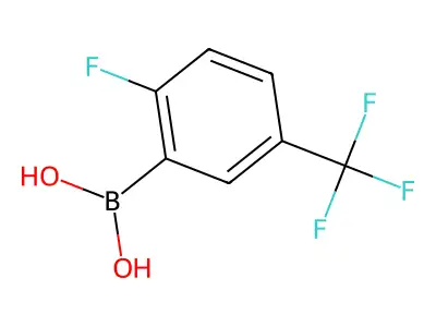 2-Fluoro-5-(trifluoromethyl)phenylboronic acid structure