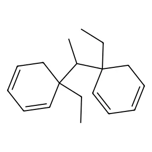 Benzene, 1,1'-ethylidenebis(ethyl- structure