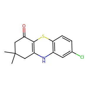 8-chloro-2,2-dimethyl-2,3-dihydro-1H-phenothiazin-4(10H)-one structure