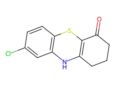 8-chloro-2,3-dihydro-1H-phenothiazin-4(10H)-one structure