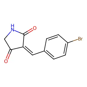 3-(4-Bromobenzylidene)-2,4-pyrrolidinedione structure
