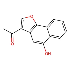 1-(5-Hydroxynaphtho[1,2-b]furan-3-yl)ethanone structure
