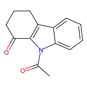 9-acetyl-2,3,4,9-tetrahydro-1H-carbazol-1-one structure