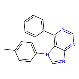 7-(4-Methylphenyl)-6-phenylpurine structure