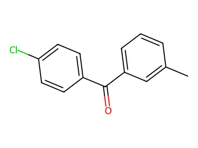 (4-Chlorophenyl)(3-methylphenyl)methanone structure