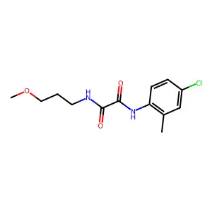 N~1~-(4-chloro-2-methylphenyl)-N~2~-(3-methoxypropyl)ethanediamide structure