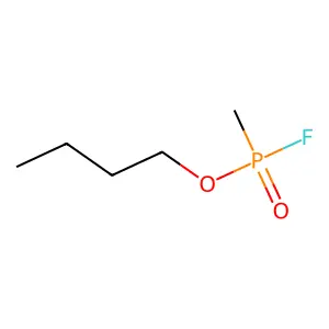 Butyl methylphosphonofluoridate structure