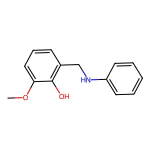 2-(Anilinomethyl)-6-methoxyphenol structure