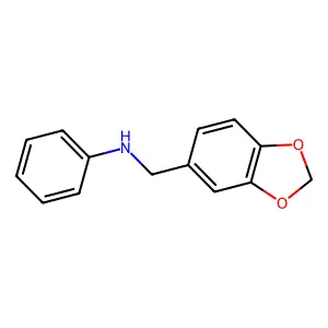 N-Phenyl-1,3-benzodioxole-5-methanamine structure