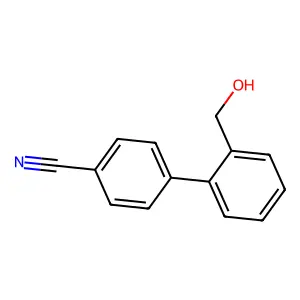 2-(4-Cyanophenyl)-benzyl alcohol structure