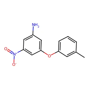 3-(3-Methylphenoxy)-5-nitroaniline structure