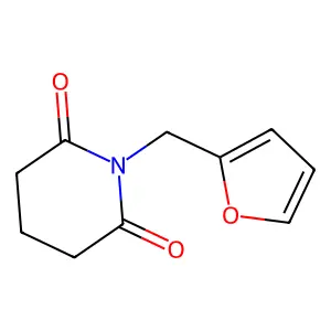 1-(Furan-2-ylmethyl)piperidine-2,6-dione structure