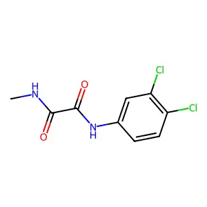 N-(3,4-dichlorophenyl)-N'-methylethanediamide structure