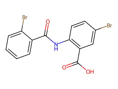5-Bromo-2-(2-bromo-benzoylamino)-benzoic acid structure