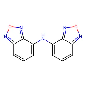 N-(2,1,3-benzoxadiazol-4-yl)-2,1,3-benzoxadiazol-4-amine structure