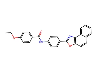 4-ethoxy-N-(4-naphtho[1,2-d][1,3]oxazol-2-ylphenyl)benzamide structure
