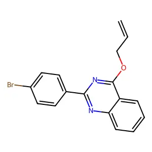 2-(4-Bromophenyl)-4-prop-2-enoxyquinazoline structure