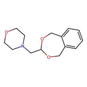 4-(1,5-Dihydro-2,4-benzodioxepin-3-ylmethyl)morpholine structure