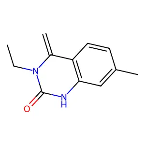 3-ethyl-7-methyl-4-methylidene-1H-quinazolin-2-one structure