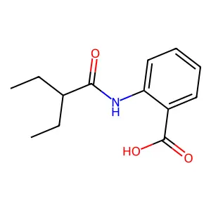 2-(2-Ethylbutanamido)benzoic acid structure