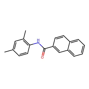 N-(2,4-dimethylphenyl)naphthalene-2-carboxamide structure