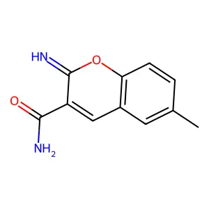 2-亚氨基-6-甲基色烯-3-甲酰胺 structure