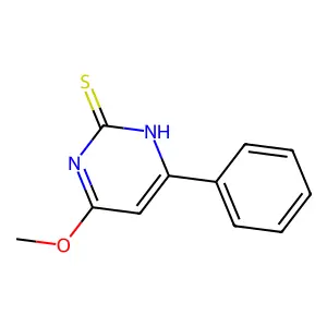 4-methoxy-6-phenyl-1H-pyrimidine-2-thione structure