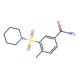 4-Methyl-3-piperidin-1-ylsulfonylbenzamide structure