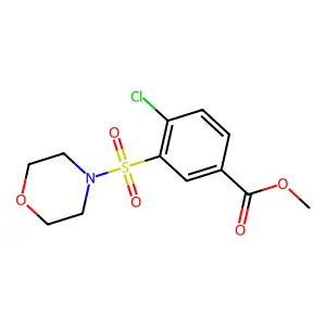 Methyl 4-chloro-3-(morpholine-4-sulfonyl)benzoate structure